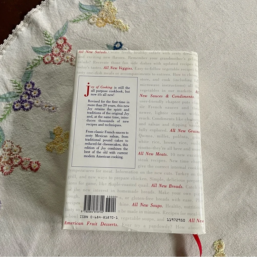 Vintage Joy of Cooking 1997 Edition Hardcover Cookbook. The Cook's Bible